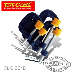 Clamp c - type  4pcs set kit 2 x 25 & 50mm(CL CICC4B)