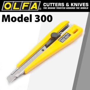 Model 300 screw lock snap off knife cutter