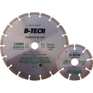 D-Tech 2Pc Diamond Blade, Segmented, D230mm & D115mm X B22.23mm | DT20230-115