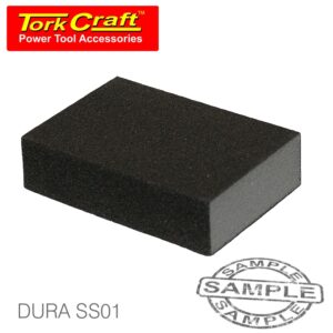 Sanding sponge d/sided 100x70x25mm 80/120grit(DURA SS01)