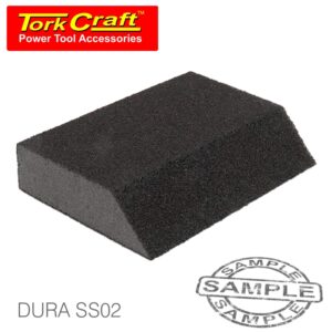 Sanding sponge block single angled 120x70x25 coarse 1pc(DURA SS02)