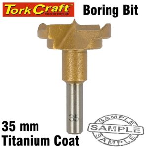 Tork Craft - Hinge Boring Bit Titanium Coated - 35mm | TCHB35T