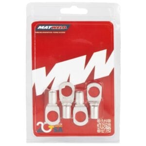 MatWeld Lug Set for Welding Cables, 25mm x 10mm (Pre-Packaged) | MAT1027P