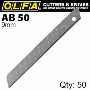Olfa blades ab-50 50/pack 9mm(BLA AB50)