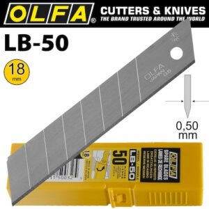 Olfa blades lb-50 50/pack 18mm(BLA LB50)