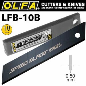 Olfa speed blade 18mm in plastic case(BLA LFB-5B)