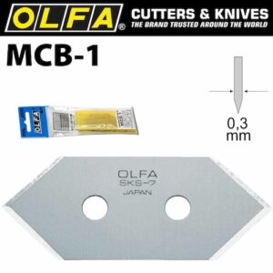 Olfa blades mcb-1 5/pack 20mm(BLA MCB1)