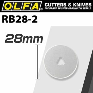 Olfa blades rotary rb28-2 2/pack 28mm(BLA RB282)