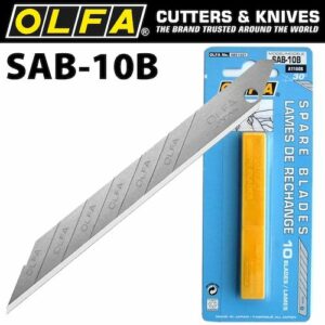Olfa blades for sac1 10/pk blister 9mm(BLA SAB10B)