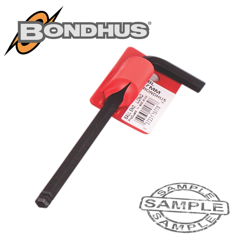 Hex ball end l-wrench 7.0mm proguard single bondhus(BON BH15770)