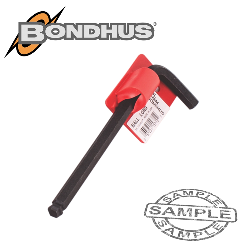 Hex ball end l-wrench 8.0mm proguard single bondhus(BON BH15772)