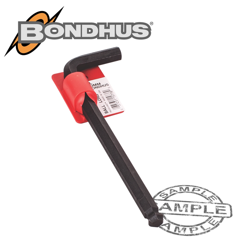 Hex ball end l-wrench 10.0mm proguard single bondhus(BON BH15776)