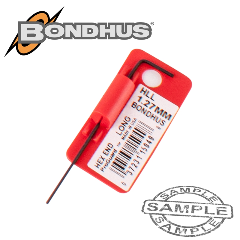 Hex end l-wrench 1.27mm proguard single bondhus(BON BH15949)