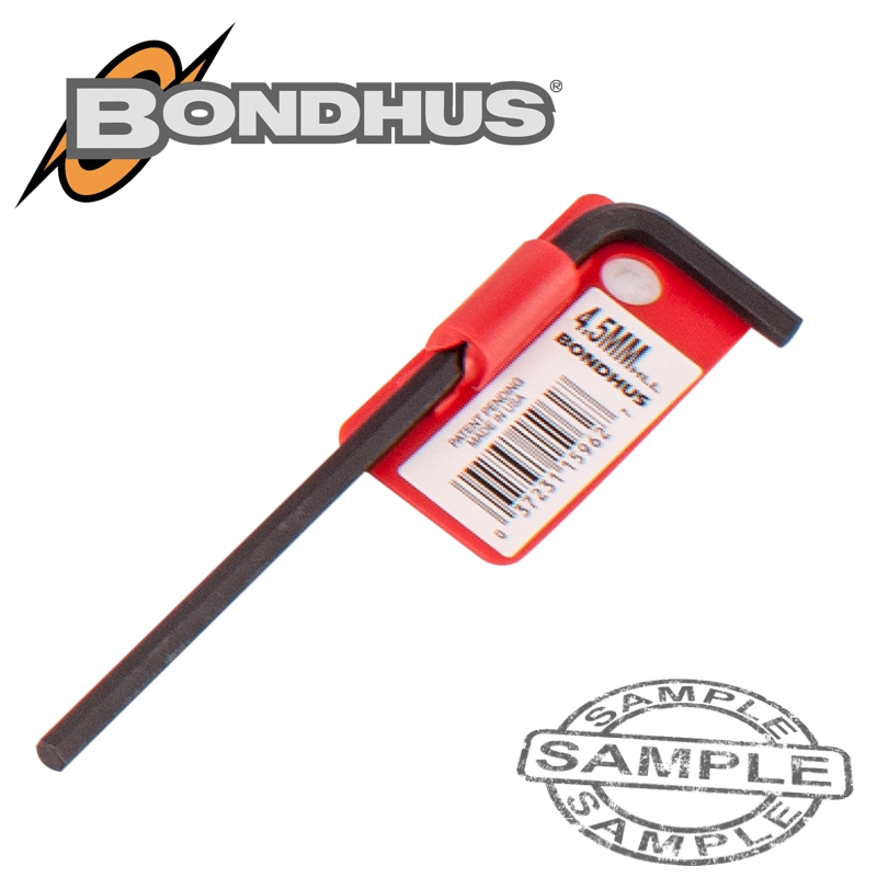 Hex end l-wrench 4.5mm proguard single bondhus(BON BH15962)