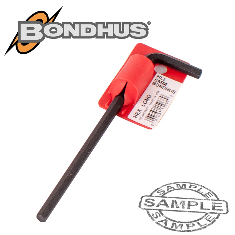 Hex end l-wrench 6.0mm proguard single bondhus(BON BH15968)