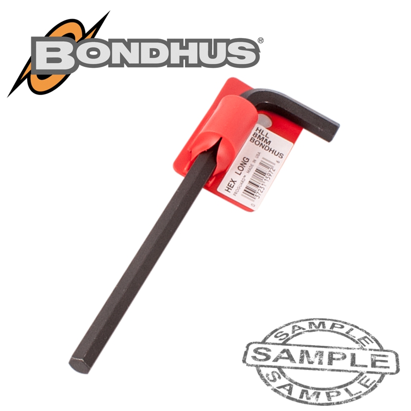 Hex end l-wrench 8.0mm proguard single bondhus(BON BH15972)