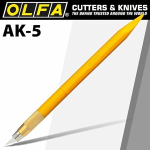 Olfa art knife professional with spare blades blister(CTR AK-5)