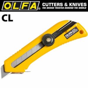 Olfa carton cutter c/w adj depth gauge & staple remover box opener(CTR CL)