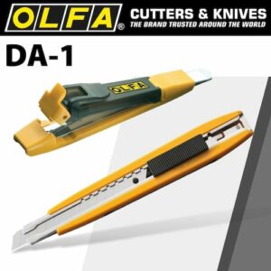 Olfa knife incoporating snap off blade dispenser 9mm snap off cutter(CTR DA1)