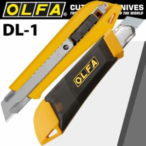 Olfa knife incoporating snap off blade dispenser snap off type 18mm(CTR DL1)