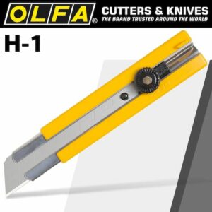 Olfa cutter model h-1 extra heavy duty snap off knife cutter(CTR H1)