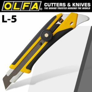 Olfa cutter heavy duty with rear pick & comfort handle snap off knife(CTR L5)