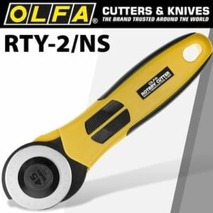Olfa rotary cutter 45mm blade c/w safety slide(CTR RTY2-NS)