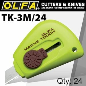 Olfa magnetic touch knife 24 per pack(CTR TK3)