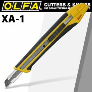 Olfa knife xa1 9mm with abb blade x-design series snap off knife cutte(CTR XA1)