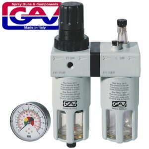 Filter regulator lubricator in line 1'(GAV FRL300)