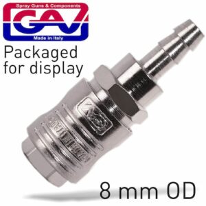 Quick coupler/8mm hose packaged(GAV112C-2P)