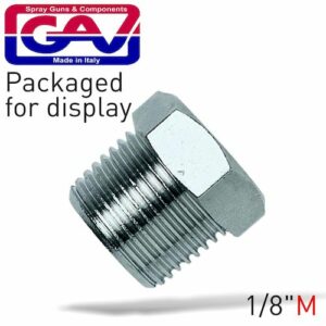 Taper plug 1/8 packaged(GAV1224-1P)