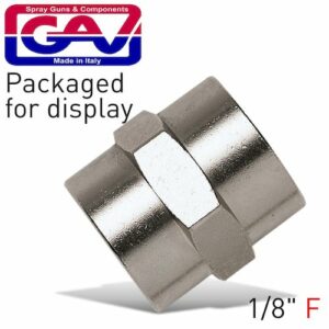 Socket 1/8 x 1/8 f/f packaged(GAV1225-2P)
