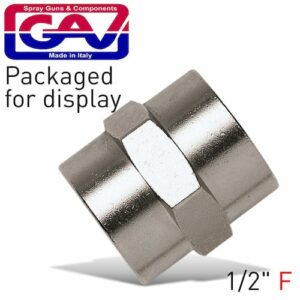 Socket 1/2 x 1/2 f/f packaged(GAV1225-5P)