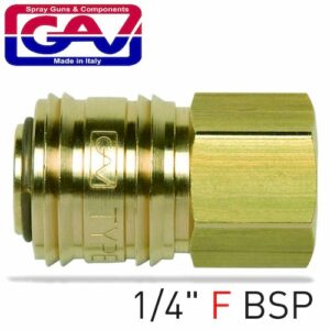 Quick coupler brass 1/4'f(GAV5800-A1)