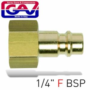 Connector brass 1/4'f(GAV5810-A1)