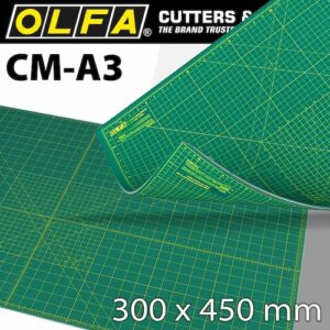 Olfa cutting mat 300x450mm a3 craft multi-purp.(MAT CM-A3)