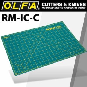 Olfa mat rotary 450 x 300mm metric & inch double sided(MAT RMICC)