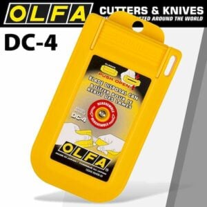 Olfa blade disposal case with push-open lid(OLF DC-4)
