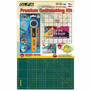 Olfa quilting kit with rotary cutter&rule & mat(OLF RTY ST-QR)