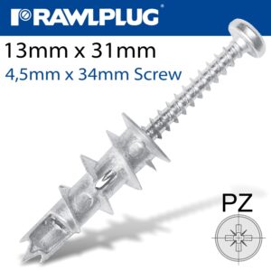 Metal self drilling fixing+screws x100-box(RAW R-DRA-02PLUS)