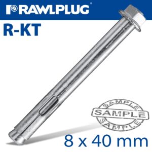 R-kt sleeve anchor 8x40mm x100 per box(RAW R-KT-08040)