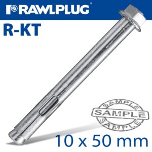R-kt sleeve anchor 10x50mm x50 per box(RAW R-KT-10050)