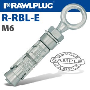 Eye bolt m6x73mm x25 -box(RAW R-RBL-06EW)