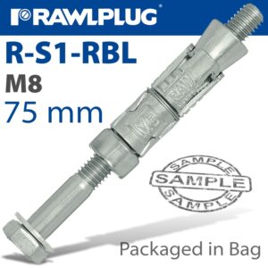 Rawlbolt shield anchor m10x75mm 5 per bag(RAW R-S1-RBL-M10-10-5)