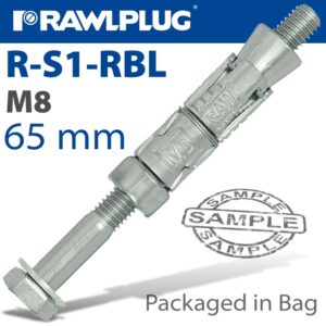Rawlbolt shield anchor m8x50mm 4 per bag(RAW R-S1-RBL-M8-10-4)