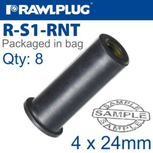 Rawlnut m4x24mm x8-bag(RAW R-S1-RNT-4-24-8)