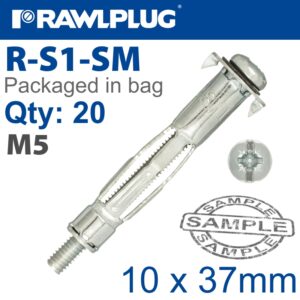 Interset cavity fixing m5x37mm x20-bag(RAW R-S1-SM05037-20)