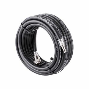 Rubber air hose 10mmx10m w.quick couplers(RH10KIT)