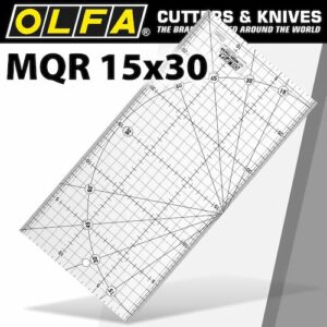 Metric quilt ruler 15cm x 30cm - metric grid(RUL MQR-15X30)